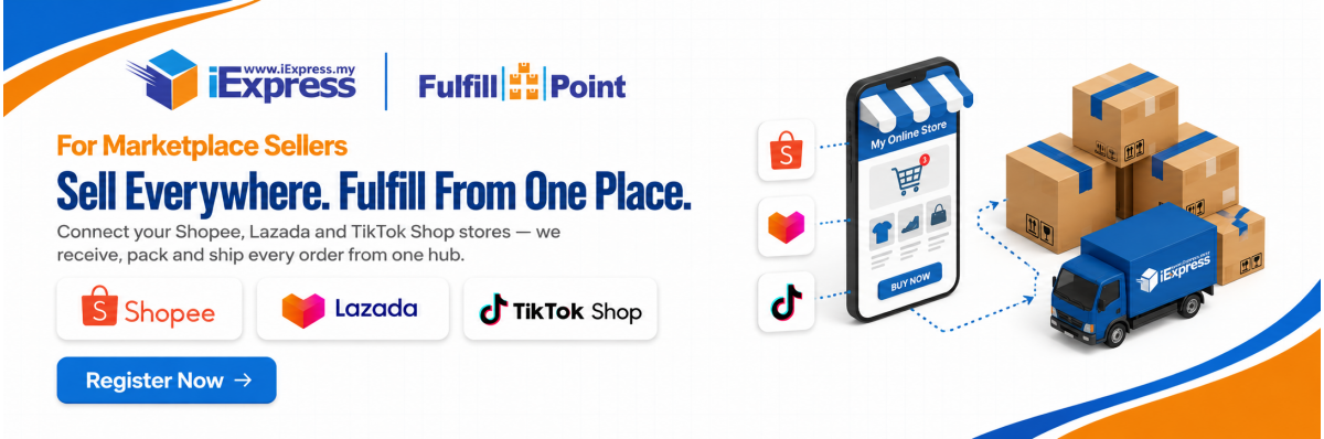 Sell online — We store, pack & ship.